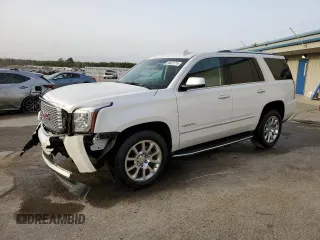 2017 GMC Yukon Denali with VIN 1GKS2CKJ6HR274387, listed as a Copart auction lot 48421715 with 99,291 mi miles and Salvage Title. Bid and sale history available at carsss.com. Image 1.