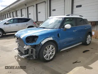 2018 MINI Countryman Cooper S with VIN WMZYT5C3XJ3D82036, listed as a Copart auction lot 54701685 with 75,058 mi miles and Salvage title. Bid and sale history available at DreamBid. Image 1.