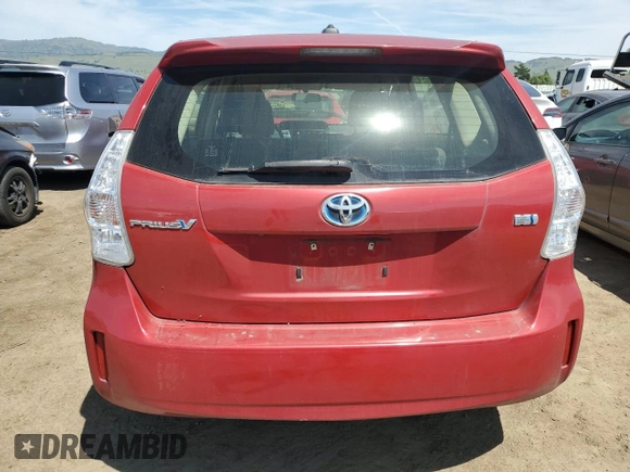 2013 Toyota Prius Two with VIN JTDZN3EU1D3189963, listed as a Copart auction lot 54048045 with 146,001 mi miles and Salvage Title. Bid and sale history available at carsss.com. Image 6.