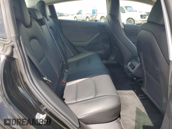 2018 Tesla Model 3 Long Range Battery with VIN 5YJ3E1EB1JF186827, listed as a Copart auction lot 51179535 with 53,649 mi miles and Salvage Title. Bid and sale history available at DreamBid. Image 10.