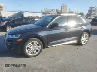 2020 Audi Q5 Premium Plus z VIN WA1BNAFY1L2041348, wystawiony jako Copart lot #54610025 z przebiegiem 59 132 mil mil oraz Szkoda całkowita • Salvage title. Historia ofert i sprzedaży dostępna na DreamBid. Obrazek 1.