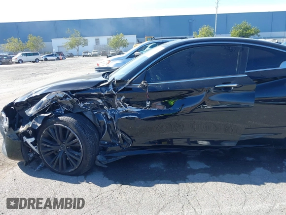 2018 Infiniti Q60 Luxe with VIN JN1CV7EK2JM200019, listed as a IAAI auction lot 41557899 with Not Provided miles and . Bid and sale history available at carsss.com. Image 6.