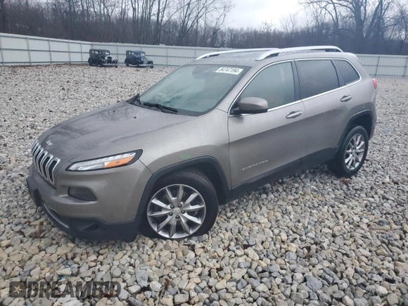 2018 Jeep Cherokee Limited z VIN 1C4PJMDB0JD571030, wystawiony jako Copart lot #84747194 z przebiegiem 76 257 mil mil oraz Szkoda całkowita • Salvage title. Historia ofert i sprzedaży dostępna na DreamBid. Obrazek 1.