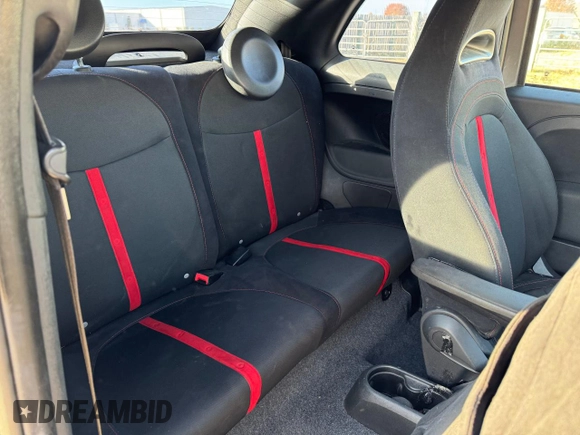 2013 FIAT 500 Abarth with VIN 3C3CFFJH4DT670361, listed as a Copart auction lot 84738664 with 79,555 mi miles and Clean Title. Bid and sale history available at carsss.com. Image 6.