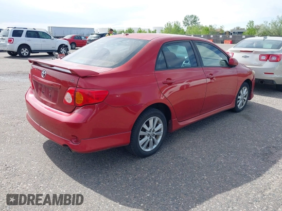 2010 Toyota Corolla with VIN 1NXBU4EE6AZ339487, listed as a IAAI auction lot 42194911 with 238,330 mi miles and . Bid and sale history available at carsss.com. Image 4.