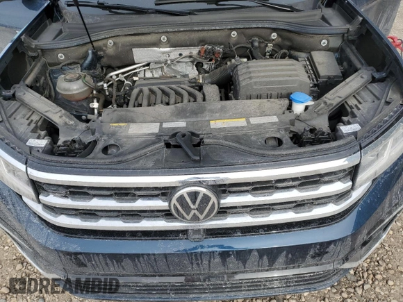 2021 Volkswagen Atlas SEL Premium R-Line with VIN 1V2FR2CA1MC537446, listed as a Copart auction lot 42695215 with 53,537 mi miles and Non repairable. Bid and sale history available at DreamBid. Image 13.