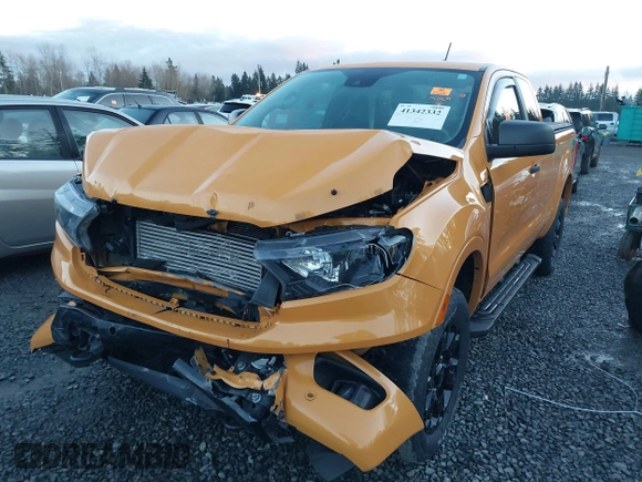 2021 Ford Ranger XL with VIN 1FTER1FH8MLD64959, listed as a IAAI auction lot 41342332 with 39,681 mi miles. Bid and sale history available at carsss.com. Image 17.