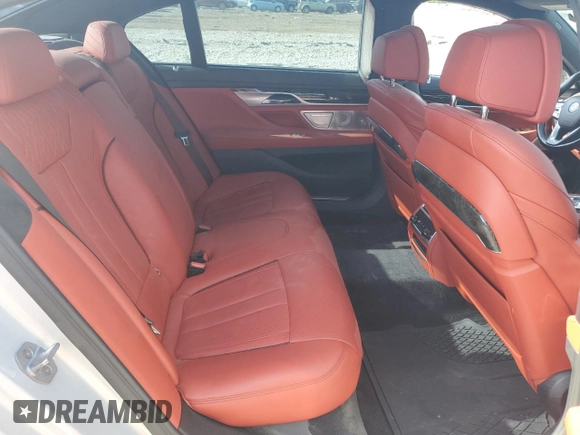 2017 BMW 7 Series 740e xDrive iPerformance with VIN WBA7J2C3XHG497958, listed as a Copart auction lot 58203604 with 75,256 mi miles and Salvage Title. Bid and sale history available at carsss.com. Image 10.