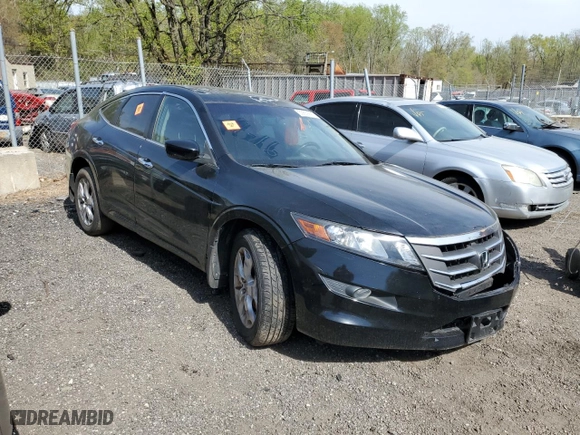 2010 Honda Accord Crosstour EX-L with VIN 5J6TF2H51AL008786, listed as a Copart auction lot 53659995 with 0 mi miles and Salvage Title. Bid and sale history available at carsss.com. Image 4.