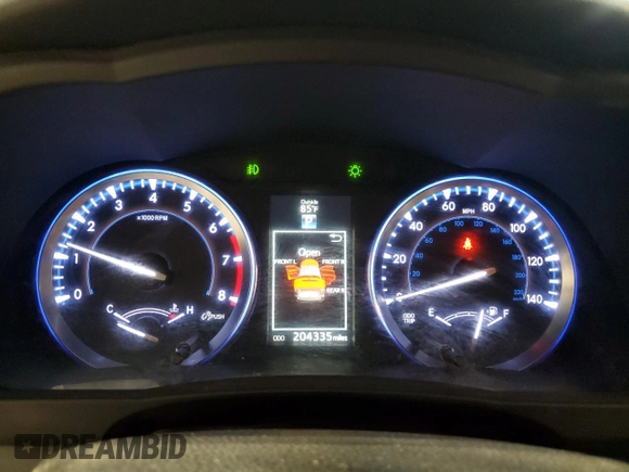 2014 Toyota Highlander XLE z VIN 5TDJKRFH0ES027364, wystawiony jako Copart lot #54519265 z przebiegiem 204 335 mil mil oraz Szkoda całkowita • Salvage title. Historia ofert i sprzedaży dostępna na DreamBid. Obrazek 9.