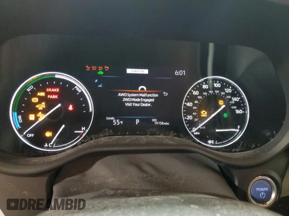 2023 Toyota Sienna Platinum with VIN 5TDESKFCXPS084364, listed as a Copart auction lot 85264314 with 19,158 mi miles and Salvage Title. Bid and sale history available at DreamBid. Image 9.