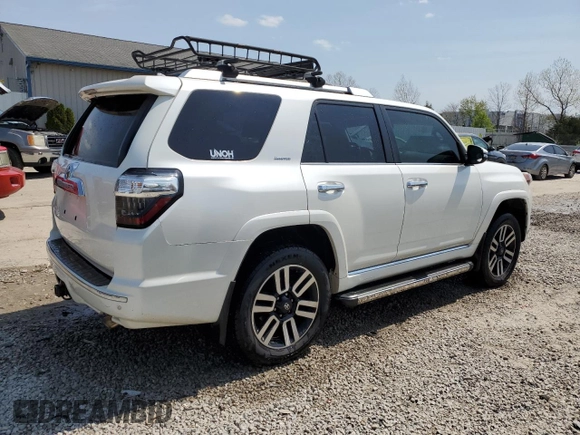 2014 Toyota 4Runner Limited with VIN JTEBU5JR7E5151981, listed as a Copart auction lot 52866075 with 154,733 mi miles and Salvage Title. Bid and sale history available at DreamBid. Image 3.