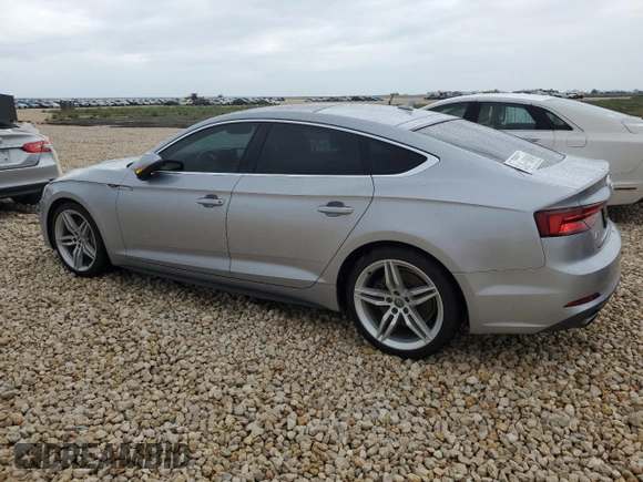 2018 Audi A5 Sportback Premium Plus with VIN WAUENCF59JA051095, listed as a Copart auction lot 73625583 with 66,170 mi miles. Bid and sale history available at carsss.com. Image 2.