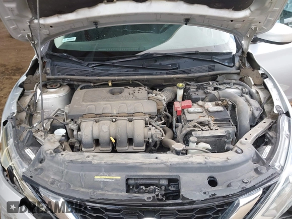 2017 Nissan Sentra SV with VIN 3N1AB7AP5HY340803, listed as a IAAI auction lot 41965988 with 97,527 mi miles. Bid and sale history available at carsss.com. Image 10.