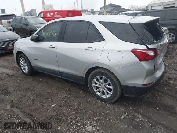 2019 Chevrolet Equinox LS z VIN 3GNAXHEV9KS640830, wystawiony jako IAAI lot #41515333 z przebiegiem 105 077 mil mil oraz . Historia ofert i sprzedaży dostępna na DreamBid. Obrazek 3.