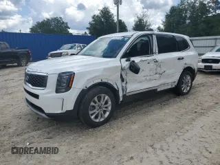 2020 Kia Telluride LX with VIN 5XYP24HC7LG054134, listed as a Copart auction lot 61423155 with 49,420 mi miles and Salvage title. Bid and sale history available at DreamBid. Image 1.