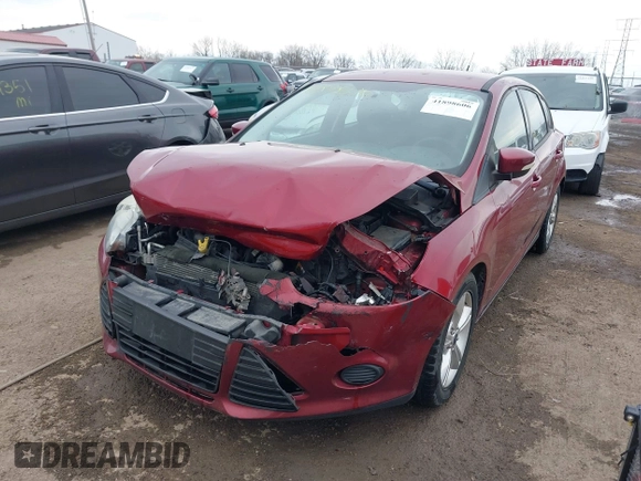 2013 Ford Focus SE with VIN 1FADP3K2XDL232936, listed as a IAAI auction lot 41898606 with 145,759 mi miles. Bid and sale history available at carsss.com. Image 6.