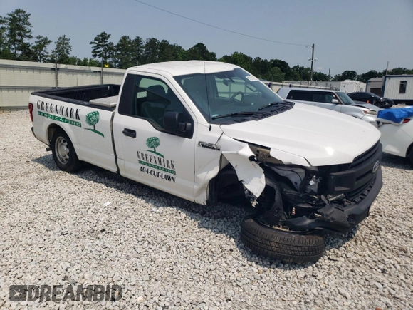 2019 Ford F-150 XL with VIN 1FTMF1CB9KKE43869, listed as a Copart auction lot 57331515 with 164,061 mi miles and Salvage title. Bid and sale history available at DreamBid. Image 4.