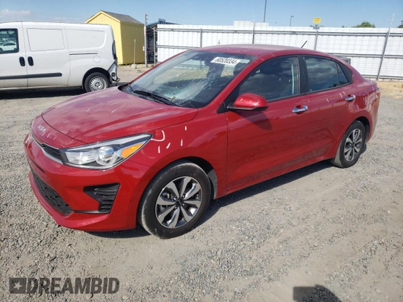 2022 Kia Rio S with VIN 3KPA24ADXNE441723, listed as a Copart auction lot 60520334 with 37,901 mi miles and Salvage Title. Bid and sale history available at carsss.com. Image 1.