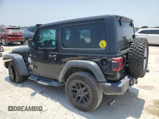 2020 Jeep Wrangler Sport with VIN 1C4GJXAGXLW237080, listed as a Copart auction lot 57769704 with 144,137 mi miles and Salvage title. Bid and sale history available at DreamBid. Image 2.