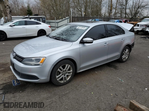 2014 Volkswagen Jetta TDI w/Premium with VIN 3VWLL7AJ6EM431528, listed as a Copart auction lot 48717075 with 149,664 mi miles and Salvage title. Bid and sale history available at DreamBid. Image 1.