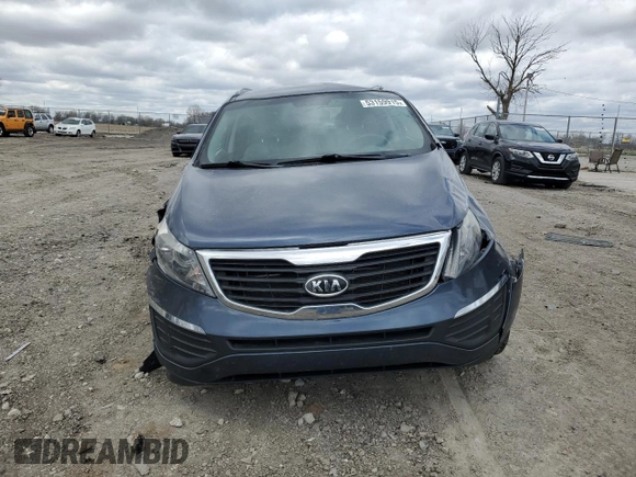 2012 Kia Sportage LX with VIN KNDPBCA26C7227327, listed as a Copart auction lot 53159915 with Not provided miles and Salvage title. Bid and sale history available at DreamBid. Image 5.
