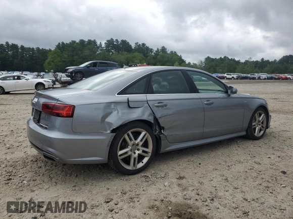 2016 Audi A6 Premium Plus with VIN WAUGFAFC7GN153926, listed as a Copart auction lot 60462505 with 117,697 mi miles and Salvage title. Bid and sale history available at DreamBid. Image 3.