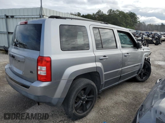 2015 Jeep Patriot Altitude Edition with VIN 1C4NJPBA2FD350653, listed as a Copart auction lot 80280164 with 104,310 mi miles and Salvage Title. Bid and sale history available at carsss.com. Image 3.