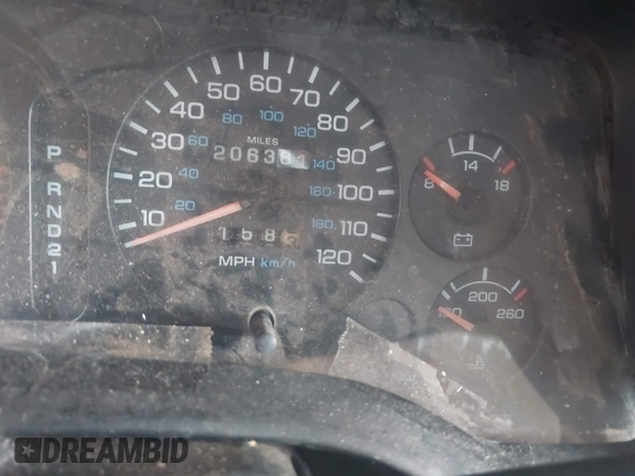 1995 Dodge 1500 z VIN 3B7HC13Z1SG707391, wystawiony jako IAAI lot #42248244 z przebiegiem 206 361 mil mil oraz . Historia ofert i sprzedaży dostępna na DreamBid. Obrazek 7.