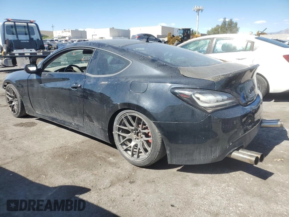 2010 Hyundai Genesis Coupe with VIN KMHHT6KD8AU035274, listed as a Copart auction lot 54966665 with 124,726 mi miles and Clean title. Bid and sale history available at DreamBid. Image 2.