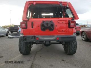 2024 Jeep Wrangler Rubicon X with VIN 1C4RJXFG5RW297553, listed as a Copart auction lot 85009074 with 838 mi miles and Salvage title. Bid and sale history available at DreamBid. Image 6.