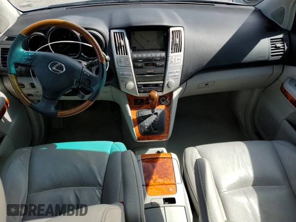 2009 Lexus RX 350 with VIN 2T2HK31U79C113863, listed as a Copart auction lot 50185735 with 127,593 mi miles and Salvage Title. Bid and sale history available at DreamBid. Image 8.