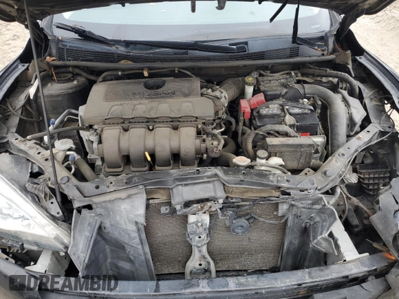 2015 Nissan Sentra SL with VIN 3N1AB7AP2FY365283, listed as a Copart auction lot 44953695 with 76,303 mi miles and Salvage Title. Bid and sale history available at DreamBid. Image 11.