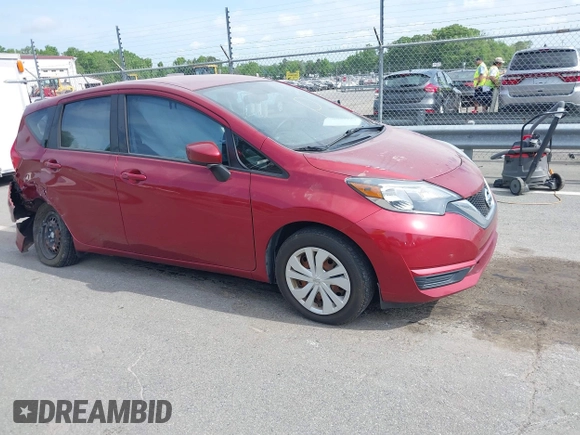 2017 Nissan Note SV with VIN 3N1CE2CP0HL374970, listed as a IAAI auction lot 42081165 with 87,808 mi miles and . Bid and sale history available at DreamBid. Image 1.