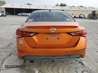 2020 Nissan Sentra SR with VIN 3N1AB8DV7LY217142, listed as a Copart auction lot 50241005 with 105,559 mi miles and Salvage Title. Bid and sale history available at DreamBid. Image 6.