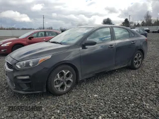 2019 Kia Forte LXS with VIN 3KPF24AD6KE025198, listed as a Copart auction lot 47574485 with 57,697 mi miles and Salvage Title. Bid and sale history available at carsss.com. Image 1.