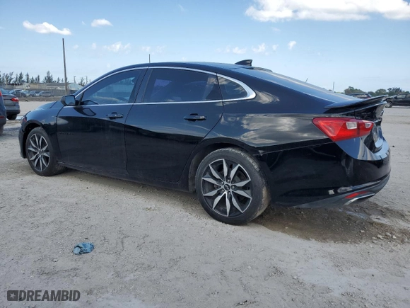 2020 Chevrolet Malibu RS with VIN 1G1ZG5ST9LF096082, listed as a Copart auction lot 52370165 with 57,365 mi miles and Clean Title. Bid and sale history available at carsss.com. Image 2.