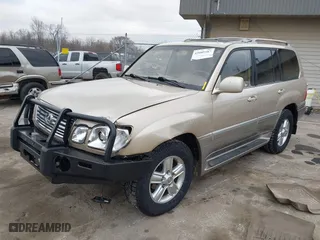 1999 Lexus LX 470 Luxury SUV with VIN JT6HT00W8X0045705, listed as a IAAI auction lot 42005587 with 443,758 mi miles. Bid and sale history available at carsss.com. Image 17.