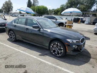 2025 BMW 3 Series 330i with VIN 3MW69CW00S8F24683, listed as a Copart auction lot 62086865 with 5,126 mi miles and Salvage title. Bid and sale history available at DreamBid. Image 4.
