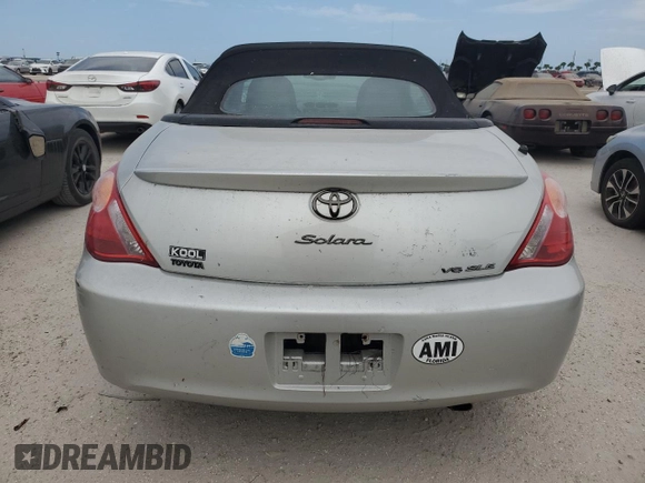 2004 Toyota Solara SE with VIN 4T1FA38P04U038879, listed as a Copart auction lot 74352164 with Not Provided miles and Salvage Title. Bid and sale history available at DreamBid. Image 6.