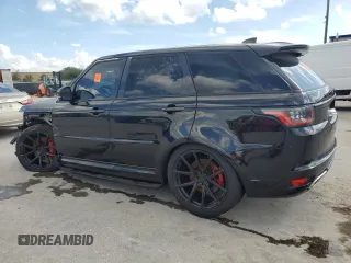 2020 Land Rover Range Rover Sport SVR with VIN SALWZ2RE3LA898711, listed as a Copart auction lot 73490674 with 29,180 mi miles and Non Repairable. Bid and sale history available at carsss.com. Image 2.