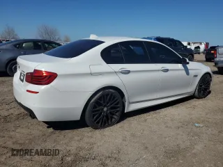 2016 BMW 5 Series 535i with VIN WBA5B1C55GG130206, listed as a Copart auction lot 46902825 with 162,019 mi miles and Clean Title. Bid and sale history available at DreamBid. Image 3.