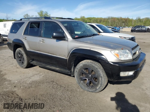 2004 Toyota 4Runner SR5 with VIN JTEBT14RX40034723, listed as a Copart auction lot 54994665 with Not Provided miles and Clean Title. Bid and sale history available at DreamBid. Image 4.