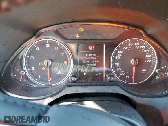 2016 Audi Q5 Premium with VIN WA1C2AFP4GA022504, listed as a Copart auction lot 82591004 with 66,083 mi miles and Salvage Title. Bid and sale history available at carsss.com. Image 9.