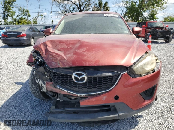 2013 Mazda CX-5 Sport with VIN JM3KE2BEXD0139032, listed as a Copart auction lot 55019325 with 108,555 mi miles and Salvage title. Bid and sale history available at DreamBid. Image 5.
