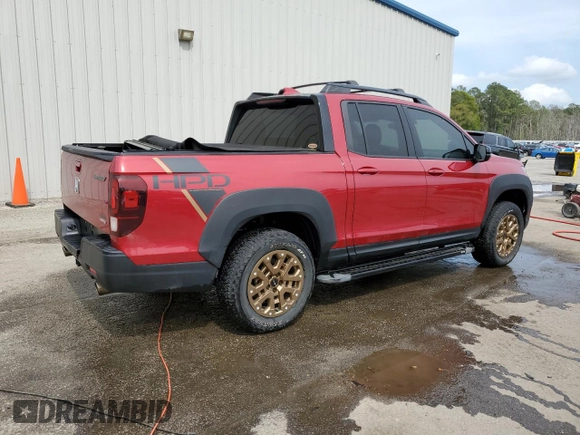 2021 Honda Ridgeline Sport with VIN 5FPYK3F10MB012808, listed as a Copart auction lot 51096395 with 34,543 mi miles and Salvage title. Bid and sale history available at DreamBid. Image 3.