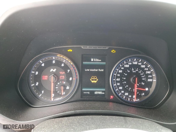 2020 Hyundai Veloster N with VIN KMHT36AH1LU007074, listed as a Copart auction lot 86286754 with 65,985 mi miles and Salvage Title. Bid and sale history available at carsss.com. Image 9.