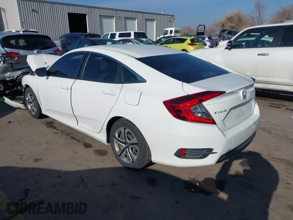 2016 Honda Civic Sedan LX with VIN 2HGFC2F58GH515190, listed as a IAAI auction lot 41017534 with 135,389 mi miles. Bid and sale history available at carsss.com. Image 3.