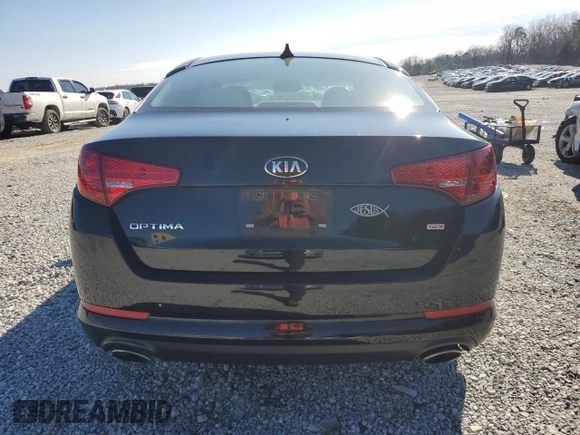 2013 Kia Optima LX with VIN 5XXGM4A76DG244889, listed as a Copart auction lot 45014625 with 53,919 mi miles and Salvage Title. Bid and sale history available at carsss.com. Image 6.