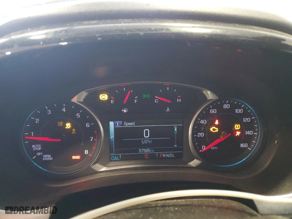 2018 Chevrolet Traverse LT Cloth with VIN 1GNERGKW3JJ251149, listed as a Copart auction lot 43180715 with 57,595 mi miles and Clean Title. Bid and sale history available at carsss.com. Image 9.